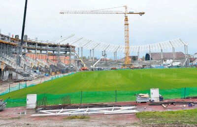 Spectaculoasa arenă care se construiește în Liga 1 era să aibă mari probleme: "Cum naiba să fie stadion fără peluze?!"