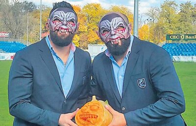 Au făcut show de Halloween » Doi rugbiști și-au arătat colții înainte de meciul cu SUA!