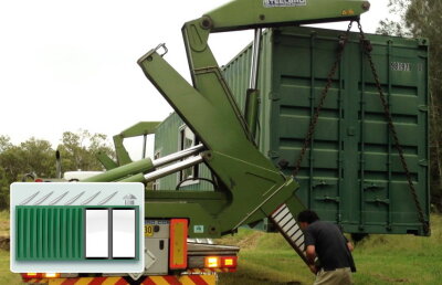 Și-a construit o casă din două containere. Rezultatul final este de necrezut!