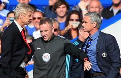 Mourinho îl ironizează pe Wenger înainte de meciul direct: ”Eu am luat titlul acum 18 luni, nu acum 18 ani!"