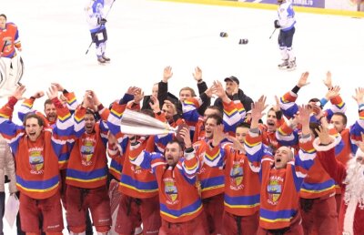 GALERIE FOTO Dunărea Galați a câștigat Cupa României la hochei! Moment emoționant la finalul jocului