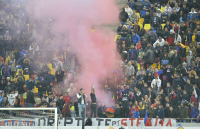 Crainicul Arenei Naționale a surprins la meciul cu CFR: "Jucătorii vă promit un nou titlu de campioană!"