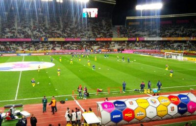 Injurii pe Cluj Arena! Ce s-a întâmplat când au ieșit "tricolorii" la încălzire