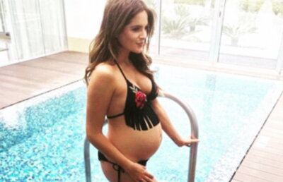 FOTO » Binky Felstead, cea mai sexy graviduţă a momentului