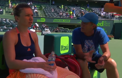 VIDEO Dialog savuros între Halep și Cahill » Discurs de mare antrenor al australianului, reacție indiferentă a româncei: "Ăsta îmi e caracterul!"