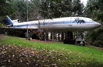 FOTO Un american a transformat un Boeing într-o casă. Uite ce a putut să iasă!