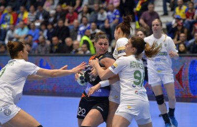 FOTO CSM București, victorie în meciul tur cu Ferencvaros, în "sferturile" Ligii Campionilor!