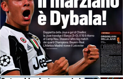 Ce scriu azi ziarele de sport din lume (12 aprilie 2017)