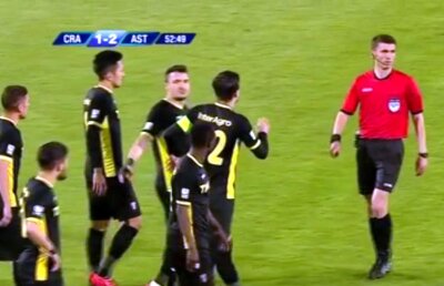 Momente penibile la Pitești, după al doilea penalty dictat de arbitru împotriva Astrei! Îndemnul lui Budescu pentru colegi + Reacția de la final