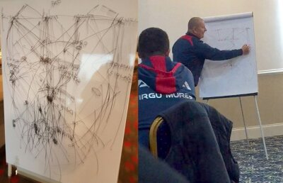 VIDEO Noi imagini amuzante din vestiar » Iată tactica lui Chirilă, filmată pe ascuns: "Pasez dreapta, plec stânga! Simplu" :D