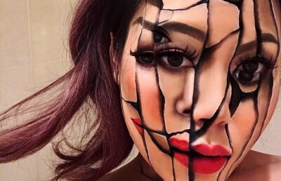 VIDEO Make-up artista care a uimit lumea cu iluziile sale optice