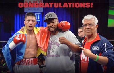 Victorie prin KO pentru Ronald Gavril » Schimb de replici între pugilist și Adrian Mutu după meci