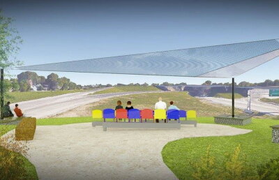 FOTO Un american vrea să scoată bani din privitul traficului de pe autostradă