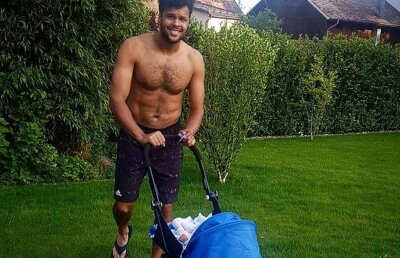 Recuperare inedită pentru un jucător de tenis » Tsonga continuă antrenamentele. Cu bebelușul