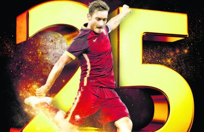 FOTO Ave, Papa Francesco! Fotbalistul s-a retras, rămâne legenda: Totti a pus ghetele în cui după 25 de sezoane la Roma