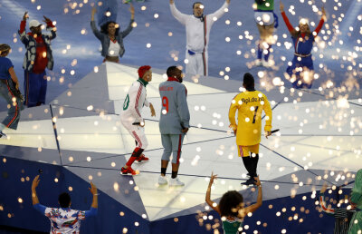 FOTO Supershow în deschiderea Finalei UCL de la Cardiff: Black Eyed Peas au ridicat tribunele în picioare