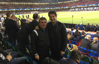 FOTO Hagi și Popescu împreună la Cardiff » ”Baciul” și-a dezvăluit favorita din finală: ”Nu mă împiedică să o susțin”
