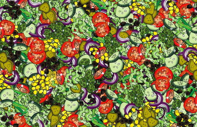 FOTO Găseşte-l pe pe Caesar în salata Caesar, noua provocare a internetului! Tu în cât timp îl gpseşti?