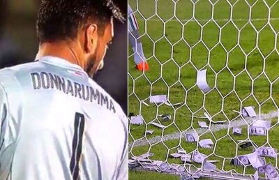 VIDEO Umilința trăită de portarul lui AC Milan » Fanii Rossonerilor au aruncat cu bani falși în ”Dollarumma”