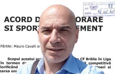 Actele care arată cum preia un “investitor neserios” un club din România. Apărarea lui Cavalli: “Nu am nicio treabă cu pariurile, sunt un om serios”
