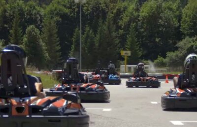 VIDEO Distracție la Anderlect! Chipciu și Stanciu s-au întrecut cu karturile și într-o alergare de 7 km pe pantele Alpilor austrieci