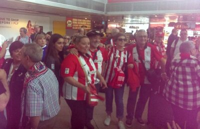 VIDEO + FOTO Jucătorii de la Bilbao au ajuns la București » Fanii basci sunt siguri: "Vom învinge"