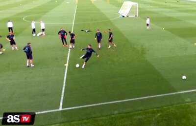 VIDEO Ronaldo s-a enervat și a șutat puternic o minge către jurnaliștii prezenți la antrenament: "E problema lui Cristiano"