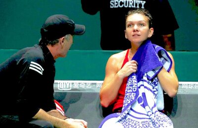 VIDEO Discuția cu care Simona a câștigat primul set » Sfaturile fundamentale primite de la Darren Cahill