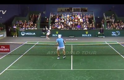 VIDEO Punctul anului în tenis? Lovitură uluitoare reușită în timpul Mastersului de la Paris!