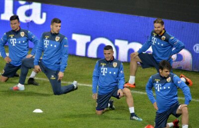 GALERIE FOTO "Tricolorii" au efectuat antrenamentul oficial înaintea amicalului cu Turcia de joi » Atmosferă relaxată la Cluj 