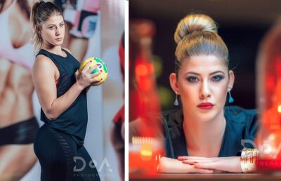 GALERIE FOTO A pozat cum nu ai mai văzut-o » Cea mai sexy jucătoare de la CSM București e fan declarat al unei echipe de fotbal 