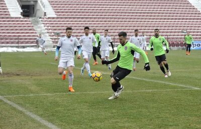 GALERIE FOTO CFR Cluj s-a distrat într-un amical cu o formație de Liga a 2-a 