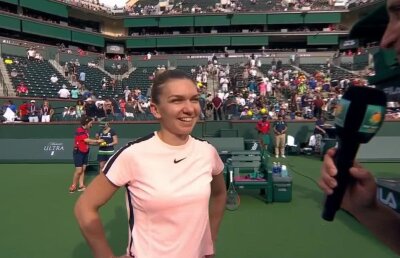 SIMONA HALEP - QIANG WANG 7-5, 6-1 / Halep a surprins la interviul de după calificarea în "sferturi": "La antrenament nu a fost așa" + Ce plan are pentru meciul următor