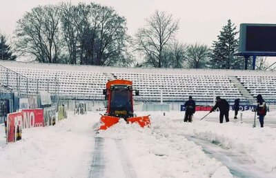 UPDATE VIDEO Șanse MINIME ca partida dintre CSM Iași și Astra să se joace! Cum arată stadionul acum