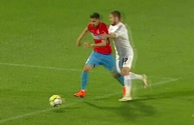 FOTO A fost penalty pentru FCSB? Opinia specialistului e drastică: "Arbitrul Avram se irosește la fotbal, trebuia să fie la baschet"