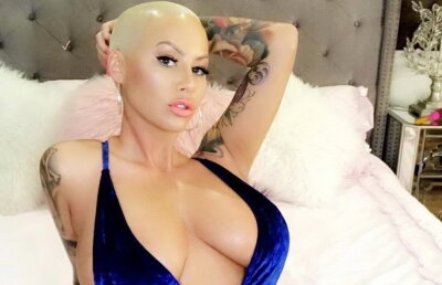 FOTO Interzis cardiacilor! Amber Rose, într-o ipostază de infarct