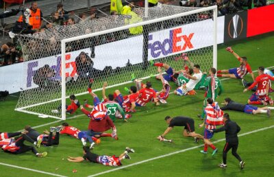 FINALA EUROPA LEAGUE // Fotbaliștii lui Atletico Madrid dau startul petrecerii: "Revanșa pentru finalele sfârșite în lacrimi"