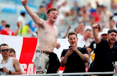 Corespondență GSP din Rusia » "Argentinienii sunt dușmanii noștri de 36 de ani" » Cum s-a văzut meciul Nigeria - Argentina în rândul fanilor englezi