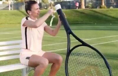 "Hei, Simona, pot să-ți împrumut racheta?" » Dialog SPUMOS pe Twitter între Simona Halep și un star din ATP