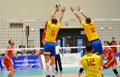 Naționala masculină de volei a debutat cu dreptul în preliminariile pentru EURO 2019