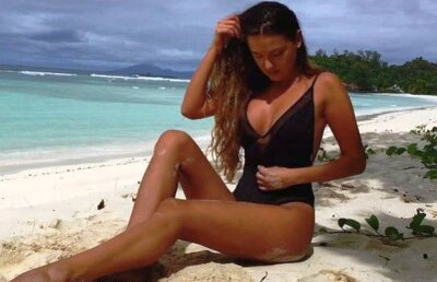 FOTO Secretul din spatele succesului » Iubita superbă a lui Marius Copil a atras toate privirile pe plaja din Miami