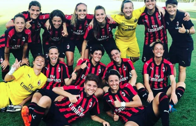 FOTO O româncă e printre cele mai sexy jucătoare de la AC Milan! Frumoase, sexy și câștigătoare