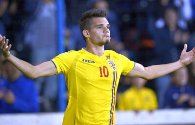 ROMÂNIA U21 - BOSNIA U21 // GALERIE FOTO Explozia Prințului! Hagi a majorat avantajul "tricolorilor" cu o execuție genială, direct din corner