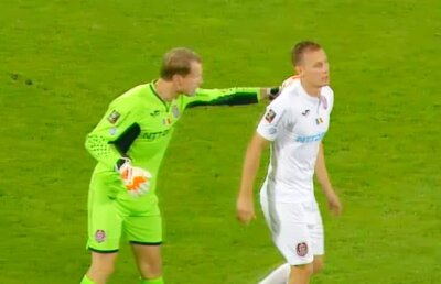 CFR - FCSB 1-1 // FOTO Eroarea imensă care a dus la golul FCSB-ului + celebrare extravagantă a lui Florinel Coman: l-a copiat pe Conor McGregor!