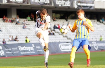 Goga-one-man show! La 34 de ani, jucătorul a făcut spectacol în derby-ul de promovare U Cluj - Petrolul