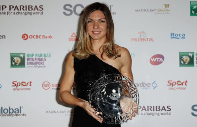 FOTO Simona Halep, desemnată cea mai bună jucătoare a anului! Imagini superbe de la festivitatea de premiere + Celelalte distincții acordate