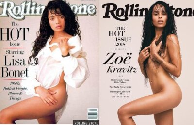 FOTO La un alt nivel! Fiica unui fotomodel de top a pozat nud pe coperta Rolling Stone pentru a recrea coperta mamei sale