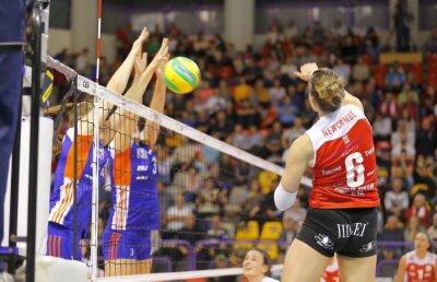Volei Alba Blaj, la un pas de grupele Ligii Campionilor! Victorie cu VK Olomouc, urmează MTV Stuttgart