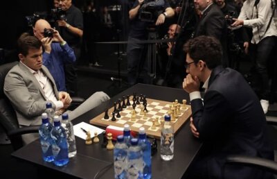 Magnus Carlsen - Fabiano Caruana » Finala CM de Șah va fi decisă în tie-break! Scorul aiuritor la care s-a terminat duelul clasic