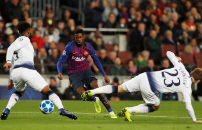 BARCELONA - TOTTENHAM 1-1 // VIDEO Aubameyang nu s-a putut abține la golul fabulos al lui Dembele: "Wouaaaahhh, micuțul meu!" » Val de ironii pe Twitter: "I-a încheiat cariera!"